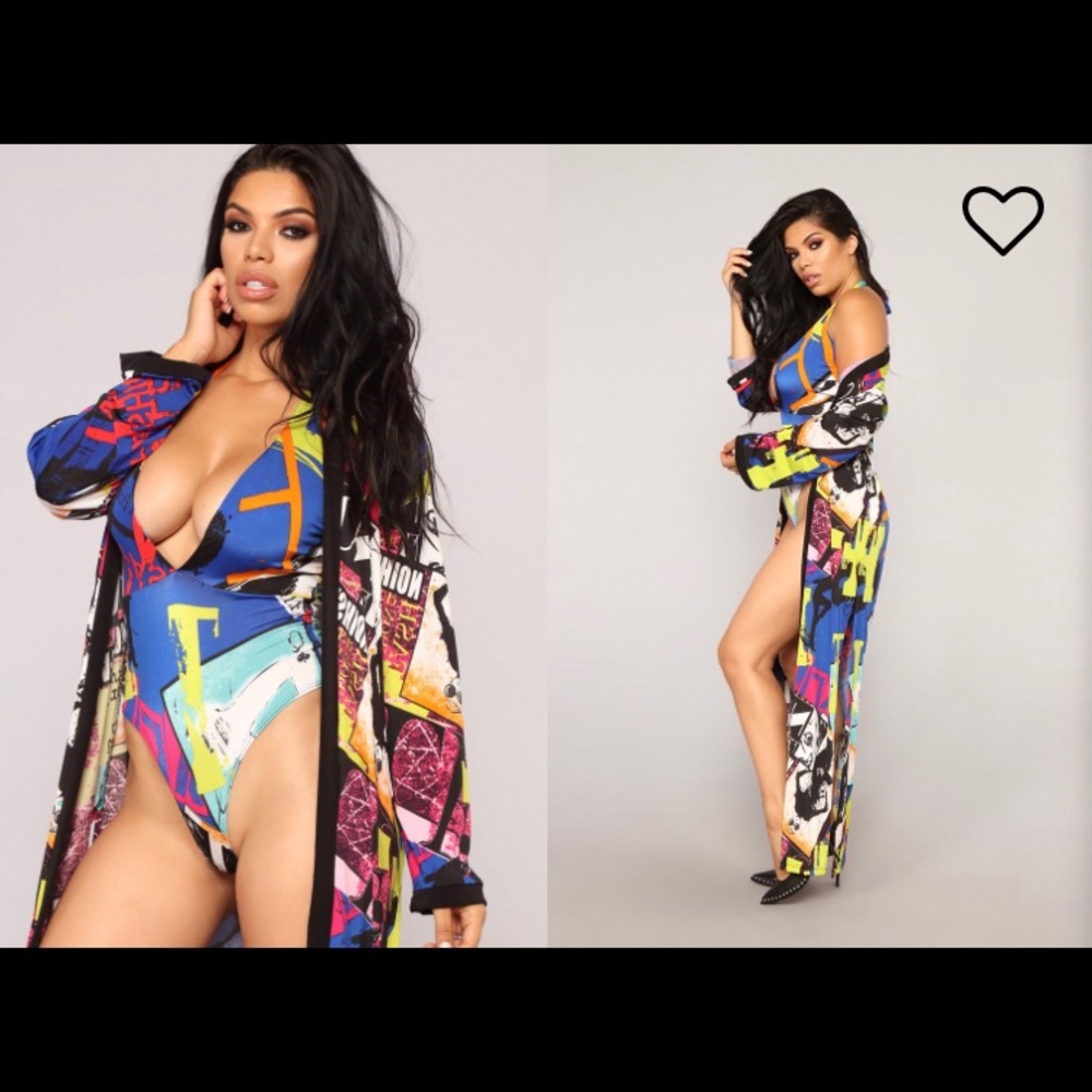 MULTICOLORED SWIMSUIT
